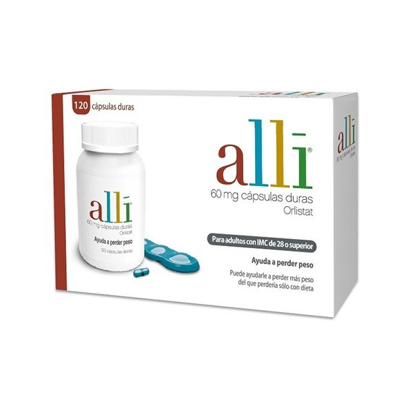 Alli 60 mg 120 Cápsulas