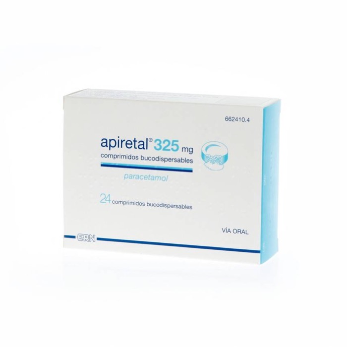 Apiretal 325mg 24 Comprimidos Bucodispersables