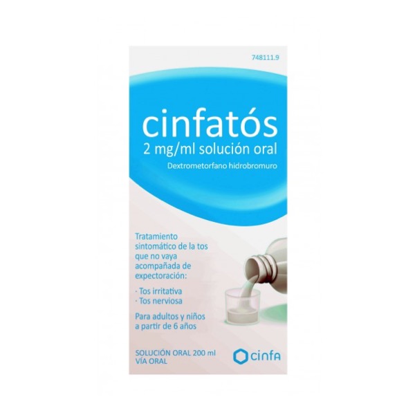 Cinfatos Antitusivo Jarabe 200 ml