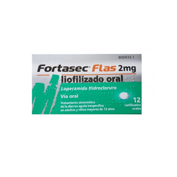 Fortasec Flas 2 mg 12 Comprimidos