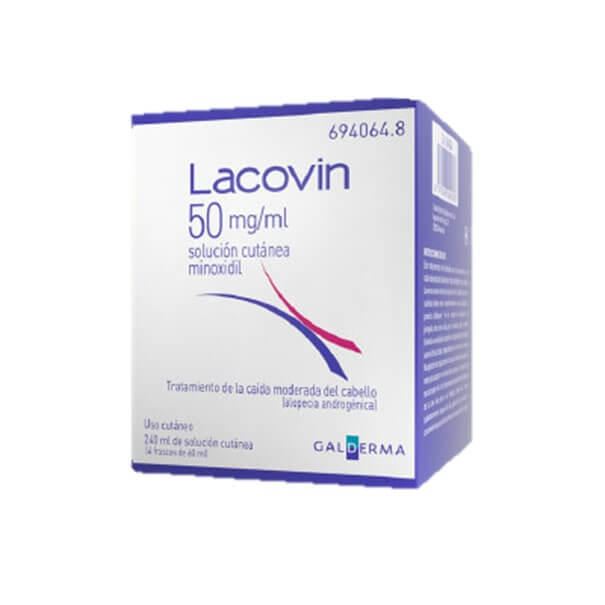 Lacovin solucion capilar 5% 4 envases de 60ml