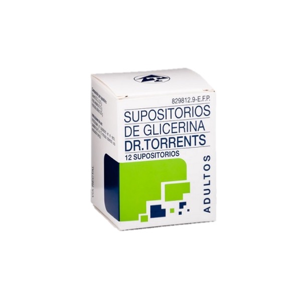Supositorios Glicerina Adultos Dr. Torrents Tarro 12 Uds